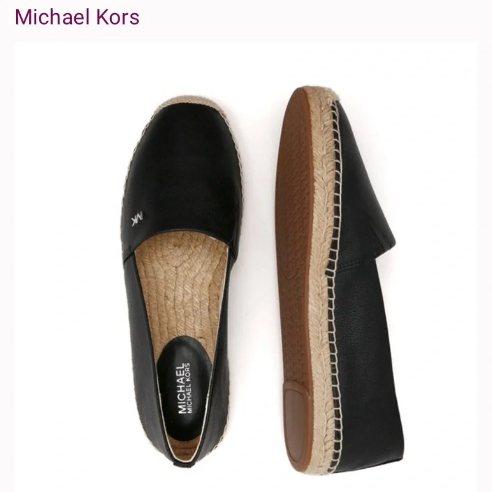 Michael Michael Kors Sz 8 Black Espadrilles